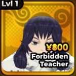 Forbidden Teacher unit card