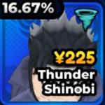 Thunder Shinobi unit card